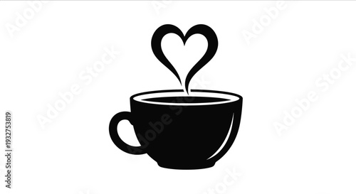 Serene black and white hot air balloon floating in the sky with elegant stripes