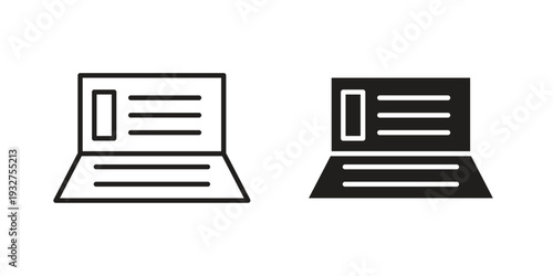 Bankbook icon Symbol for App and Web UI Design Vectors