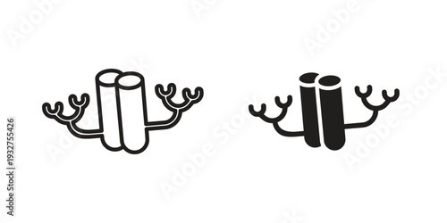 Blood vessel icon Symbol for App and Web UI Design Vectors