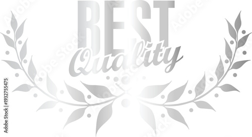 Best quality logo with laurel wreath design