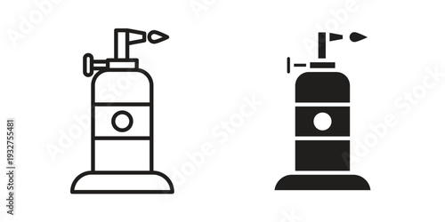 Blowtorch icon Symbol for App and Web UI Design Vectors