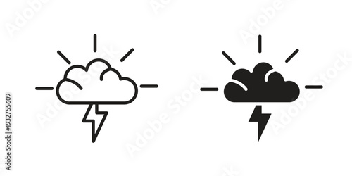 Brainstorm icon Symbol for App and Web UI Design Vectors