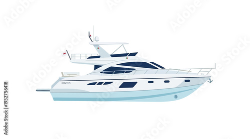 Luxury Yacht illustration