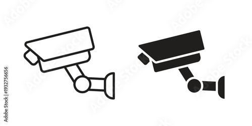 CCTV icon Symbol for App and Web UI Design Vectors