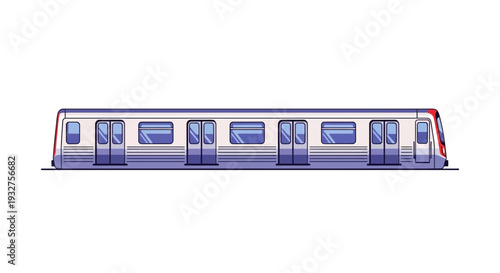 Modern Subway Train