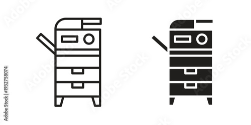 Copier icon Symbol for App and Web UI Design Vectors