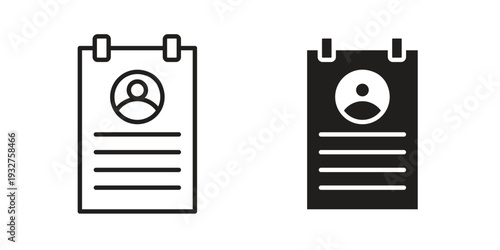 Curriculum icon Symbol for App and Web UI Design Vectors