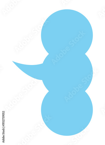 Minimal orange speech bubble doodle vector sticker, flat message box, blank chat box element, frame border, banner