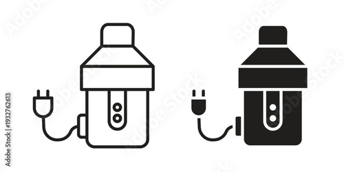 Garbage disposal icon Symbol for App and Web UI Design Vectors