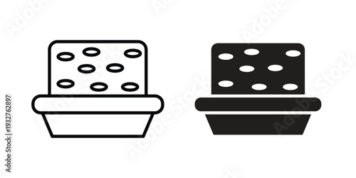 Halva icon Symbol for App and Web UI Design Vectors