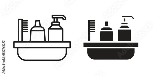 hygiene kit icon Symbol for App and Web UI Design Vectors