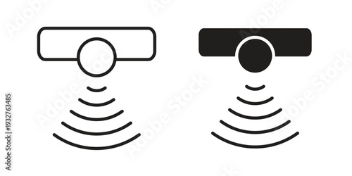 Infrared icon Symbol for App and Web UI Design Vectors