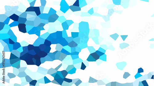 Abstract blue geometric background featuring a 3d pattern of triangles and cubes with light textured shapes for a modern technology business wallpaper design