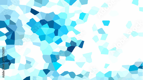 An abstract blue geometric background featuring futuristic 3D cubes and triangles in a textured vector pattern for a modern business technology wallpaper design