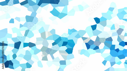 Abstract blue background with triangles and 3d geometric cubes creates a modern technology pattern featuring vector shapes and light textures for a professional business wallpaper design