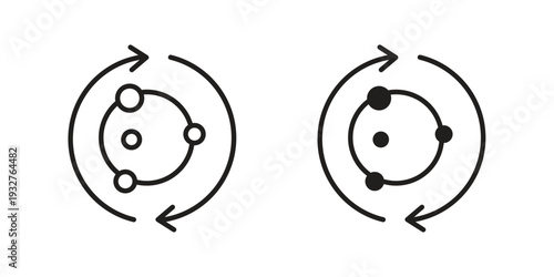 Metabolism icon Symbol for App and Web UI Design Vectors