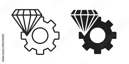 Operational excellence icon Symbol for App and Web UI Design Vectors