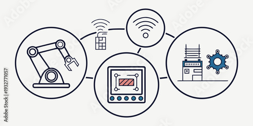 Industrial automation system with connected devices and data management
