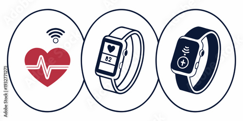 Monitoring health with wearable technology and smart devices.