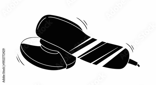 Powerful angle grinder vibrating with energy for construction work