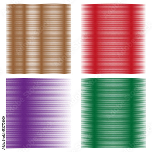 Muted color palette. Soft gradient Vector. Pastel tint set. Elegant blur background