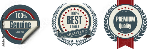 Collection of premium quality and best seller labels