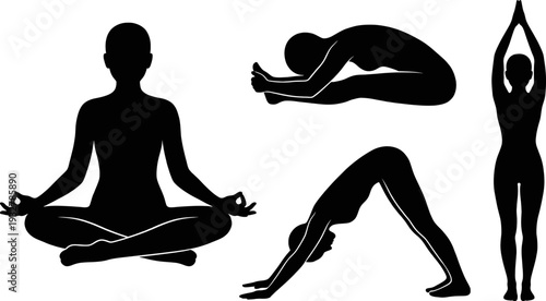 Black color silhouette vector badge