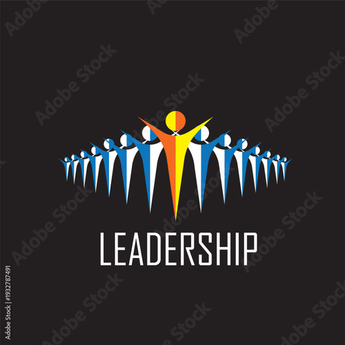 Leadership Team People Abstract Logo