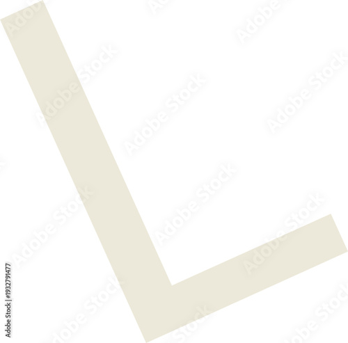 A white corner piece for a wall or surface