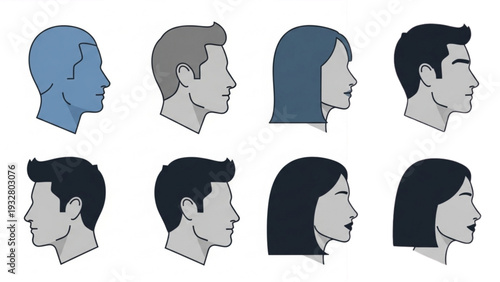 Diverse profiles of men and women displayed in a grid pattern