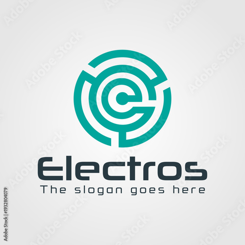 Electros Tech Maze Circle Logo