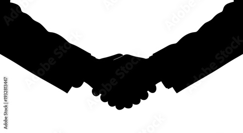 Two hands shaking in a deal.