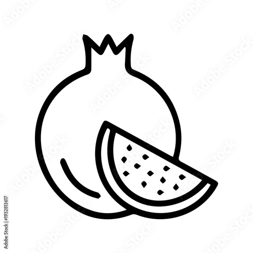 Pomegranate Icon