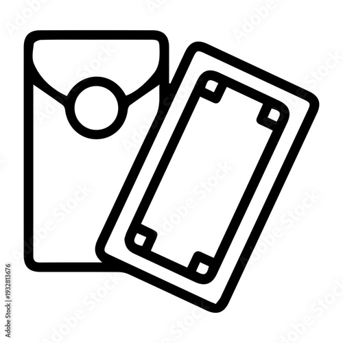 Card holder icon