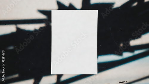 Wallpaper Mural Paper blank white with shadow effects on textured surface mockup featuring design, layout, template with graphic and abstract elements for Torontodigital.ca