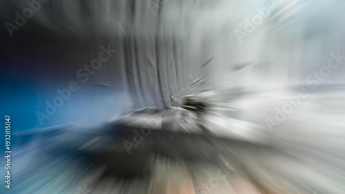 Wallpaper Mural Explosion blast effect with radial motion blur and debris featuring dynamic, energy, movement with abstract and speed elements for action, dramatic Torontodigital.ca