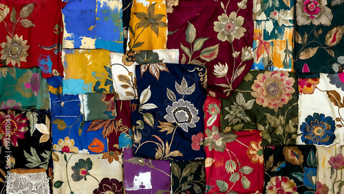 Wallpaper Mural Fabrics floral collection with various colorful patterns and designs featuring textiles, materials, fashion with clothing and textiles industry Torontodigital.ca