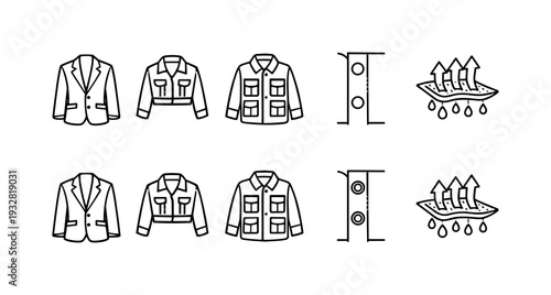 E-commerce, shopping flat icon set. Retail, online store flat icons collection