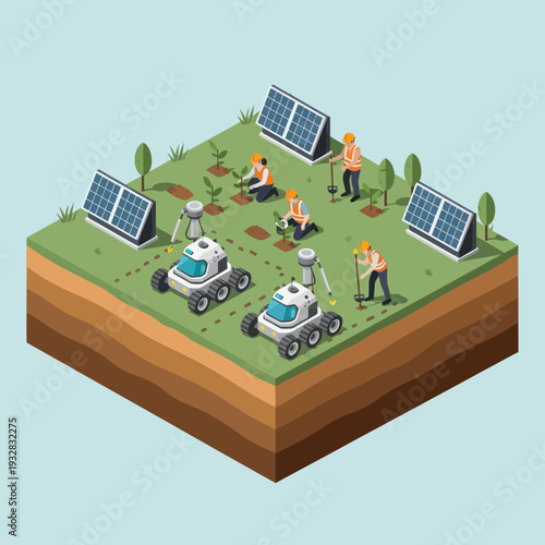 Robot Lawn Mowers with Solar Panels.