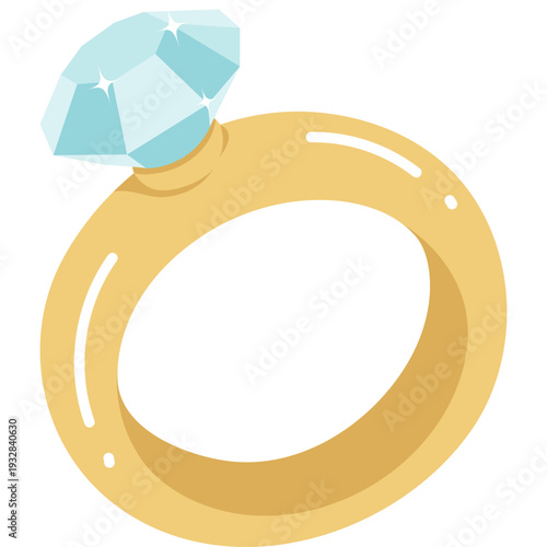 Diamond Ring Illustration