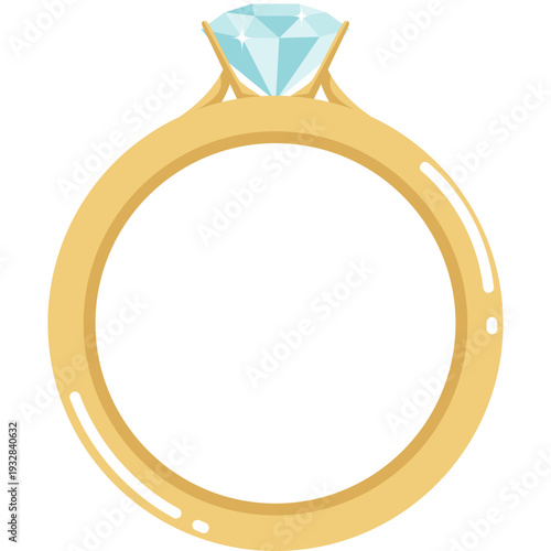 Diamond Ring Illustration