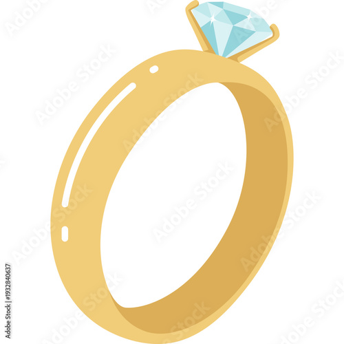 Diamond Ring Illustration
