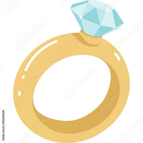 Diamond Ring Illustration