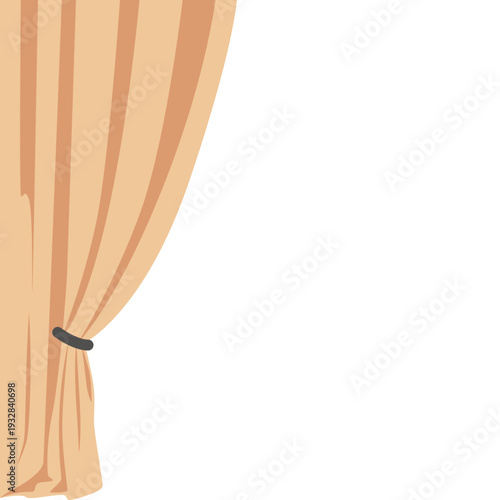 Curtain Vector Illustration