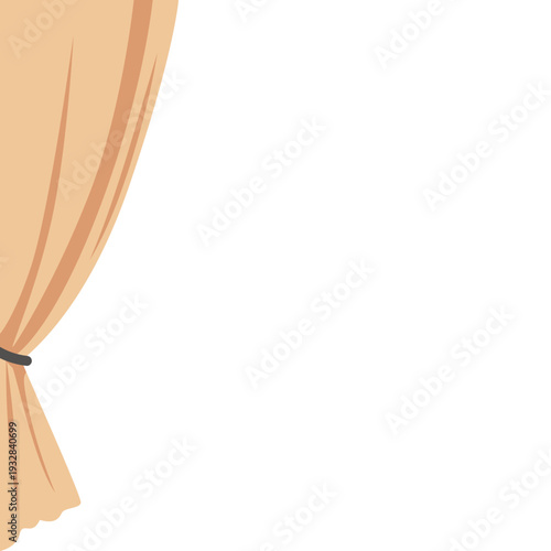 Curtain Vector Illustration