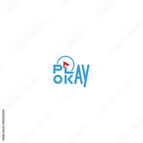 Play and okay multimedia logo.