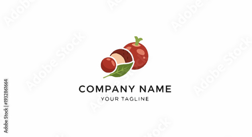 Sushi Roll Logo Template Design Element.