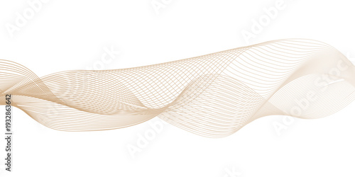 Cotton swabs isolated on a white background with a clean wavy line design pattern in blue tones