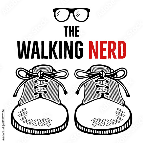 The Walking Nerd Glasses Shoes