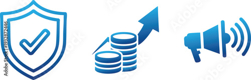 Security Shield and Data Protection Icons